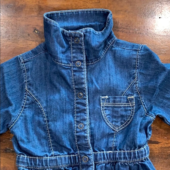 Old Navy Girl’s Soft Jeans Tunic - Picture 2 of 3